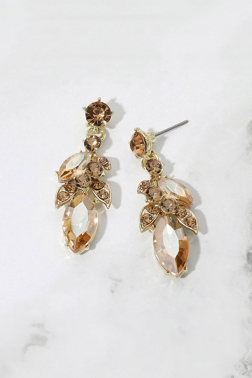 Marquise Cluster Earrings