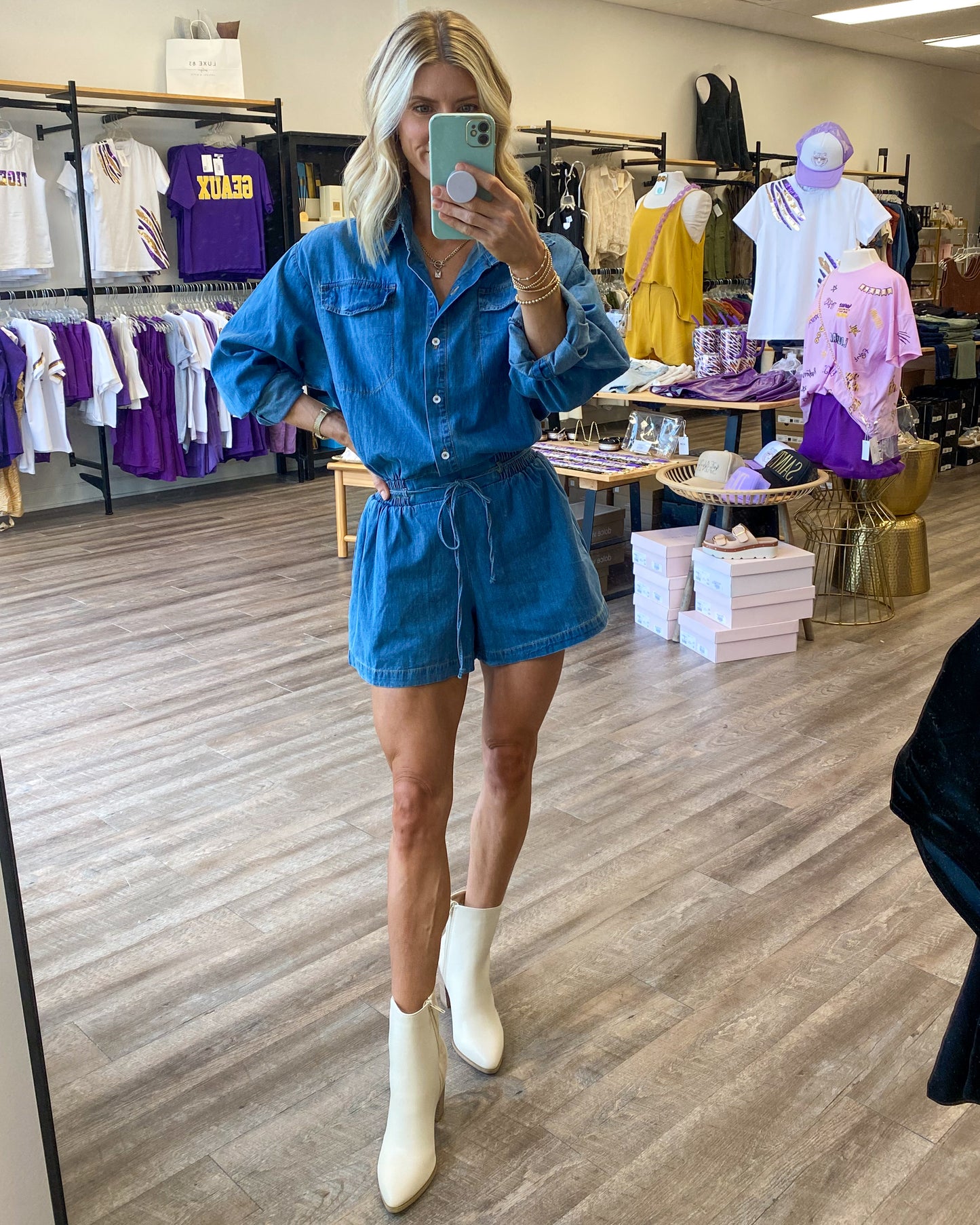 Indigo Ease Romper