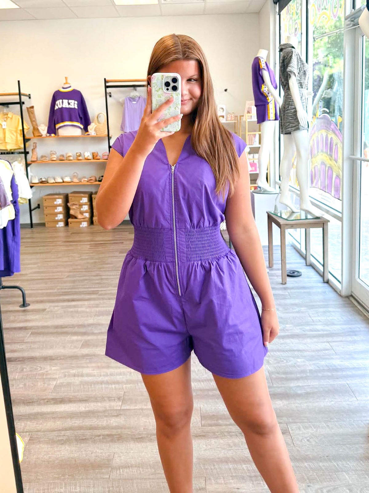 Saturday in Tiger Town Romper