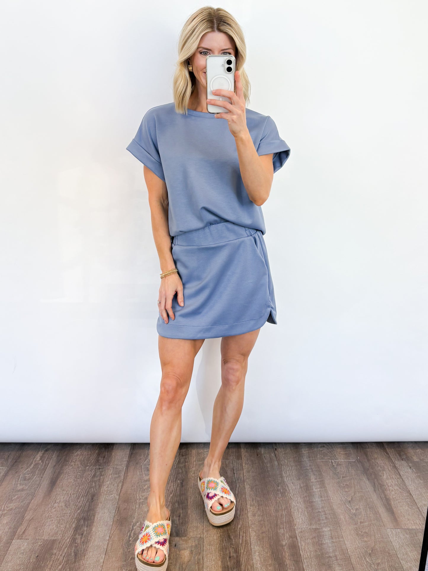 Coastal Comfort Skort Set