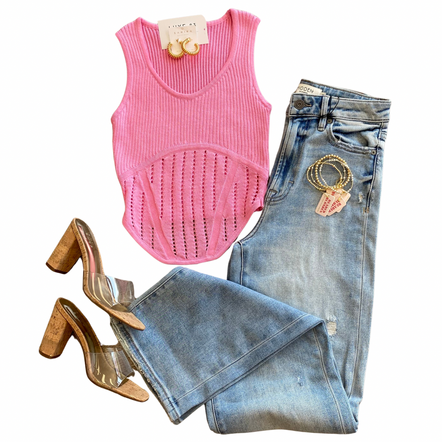 Millie High Rise Straight Jean