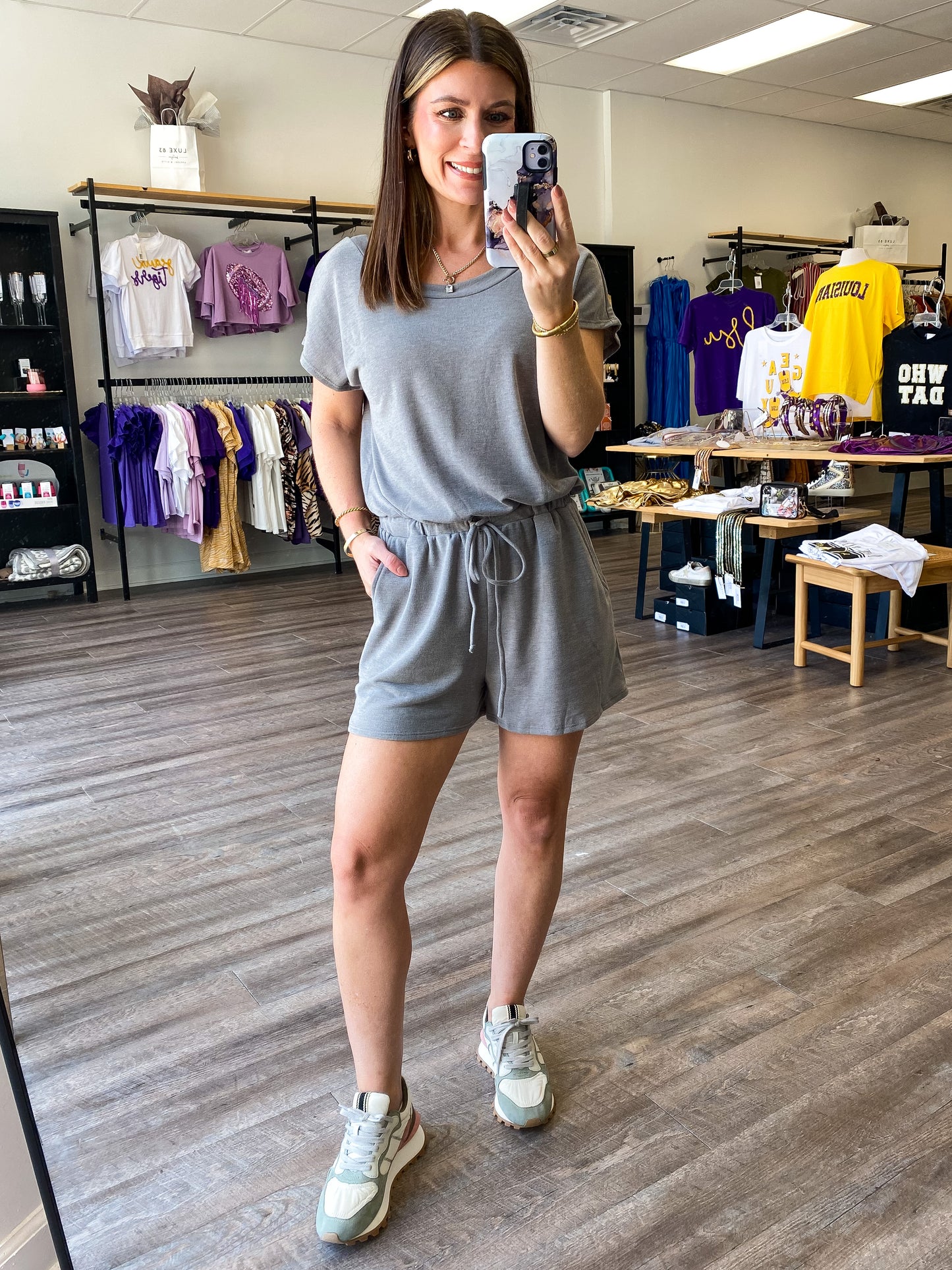 On Repeat Olive Romper