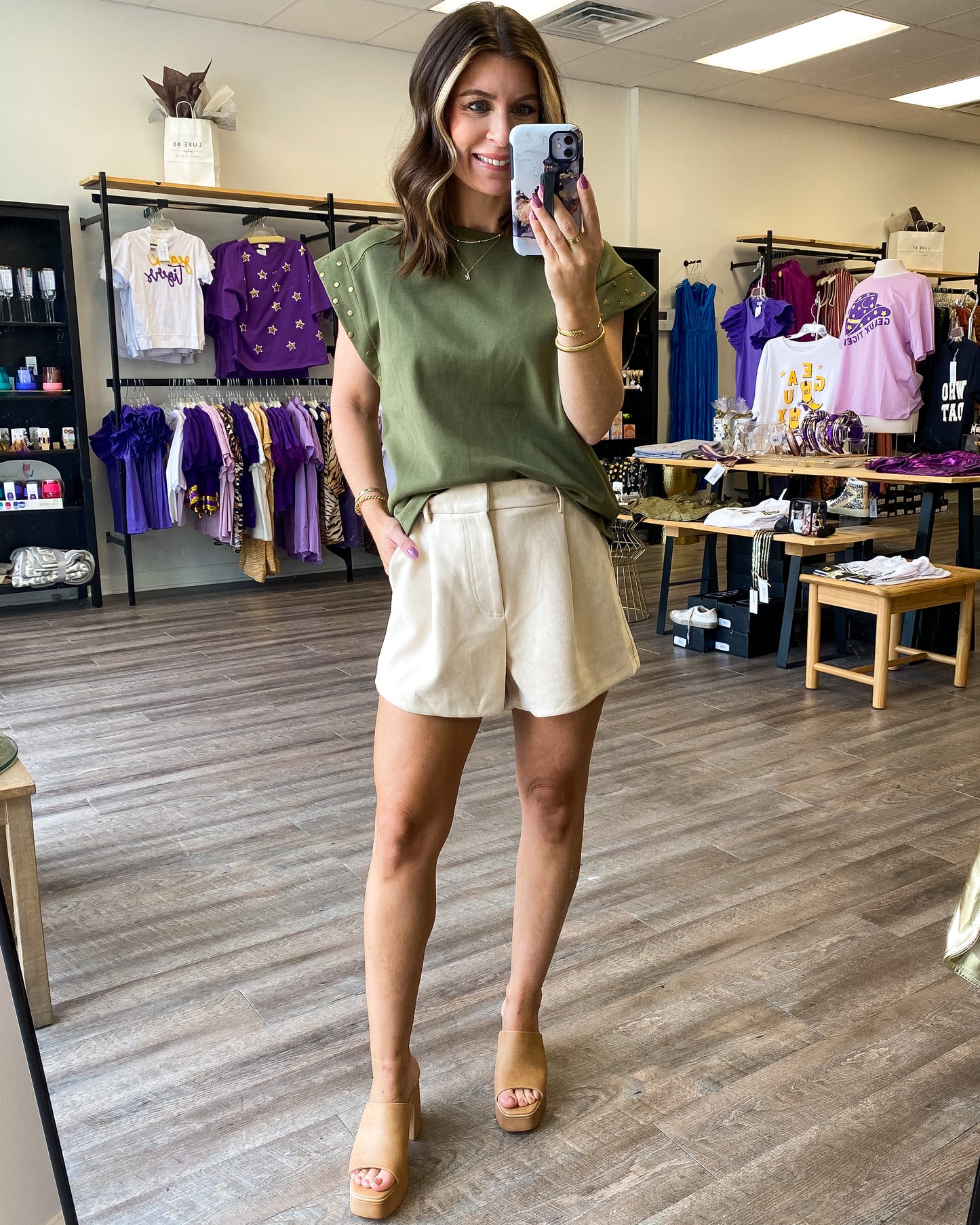 Suede Shorts - 2 Colors