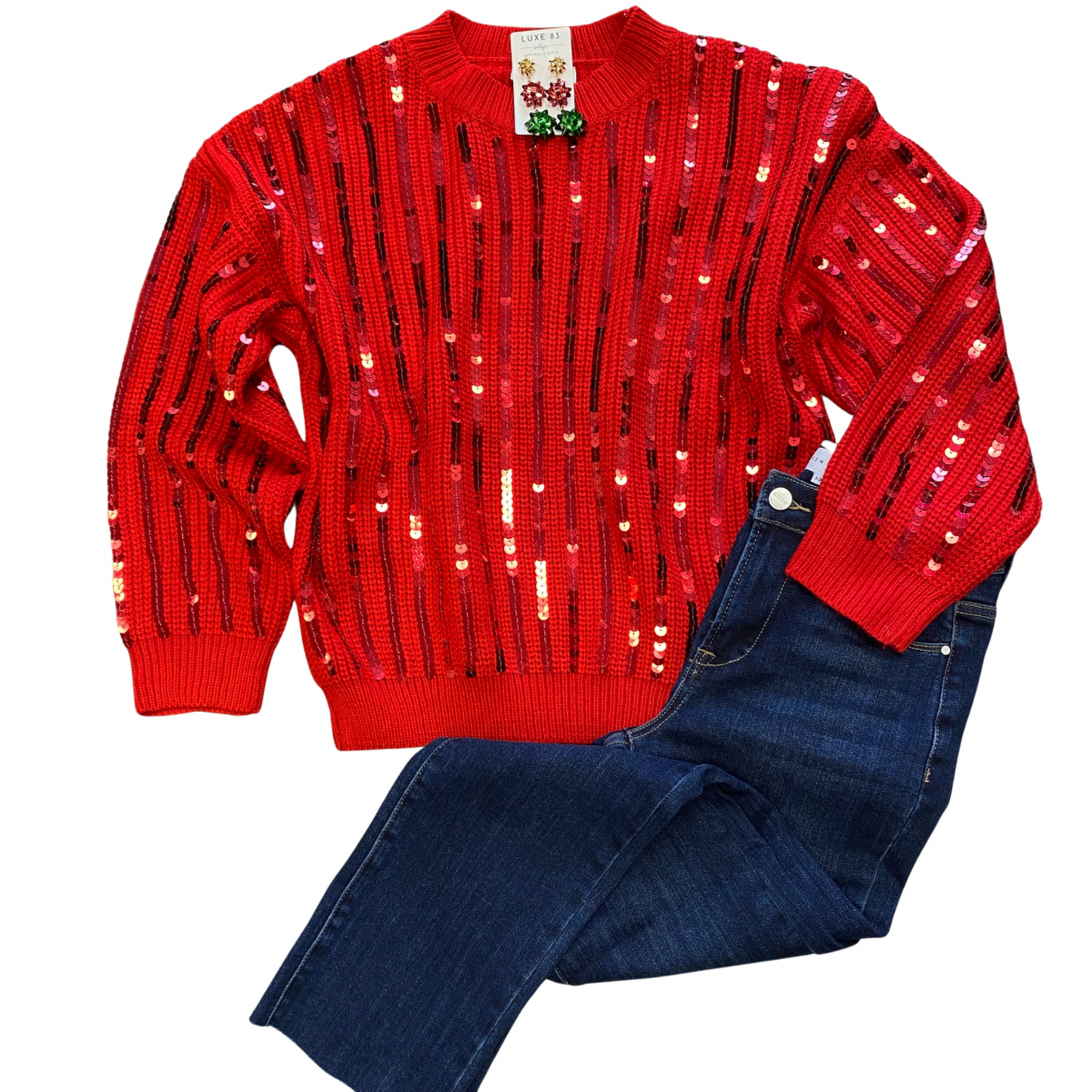 Lovin' You Is Red Sweater