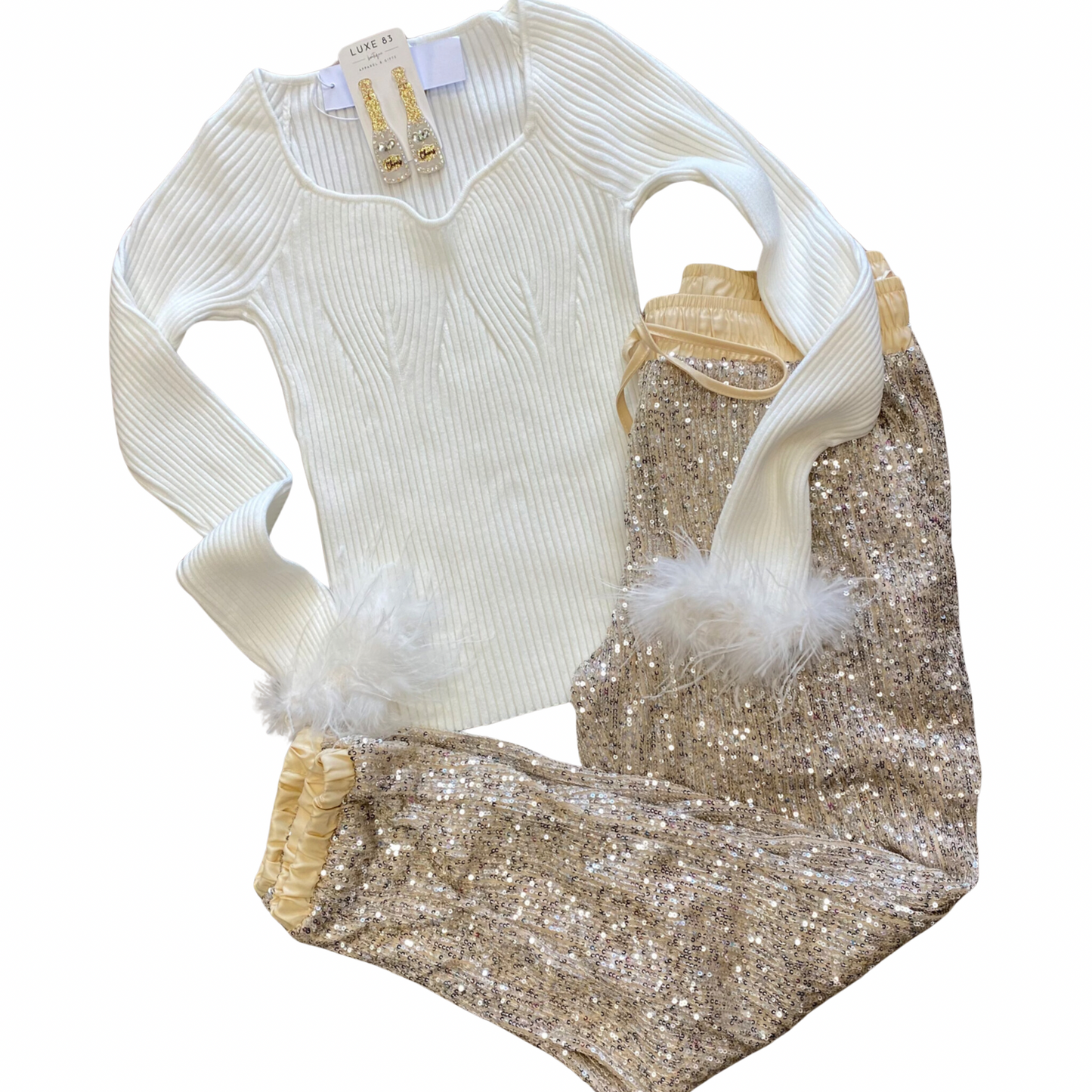 Sequin Joggers - 2 Colors