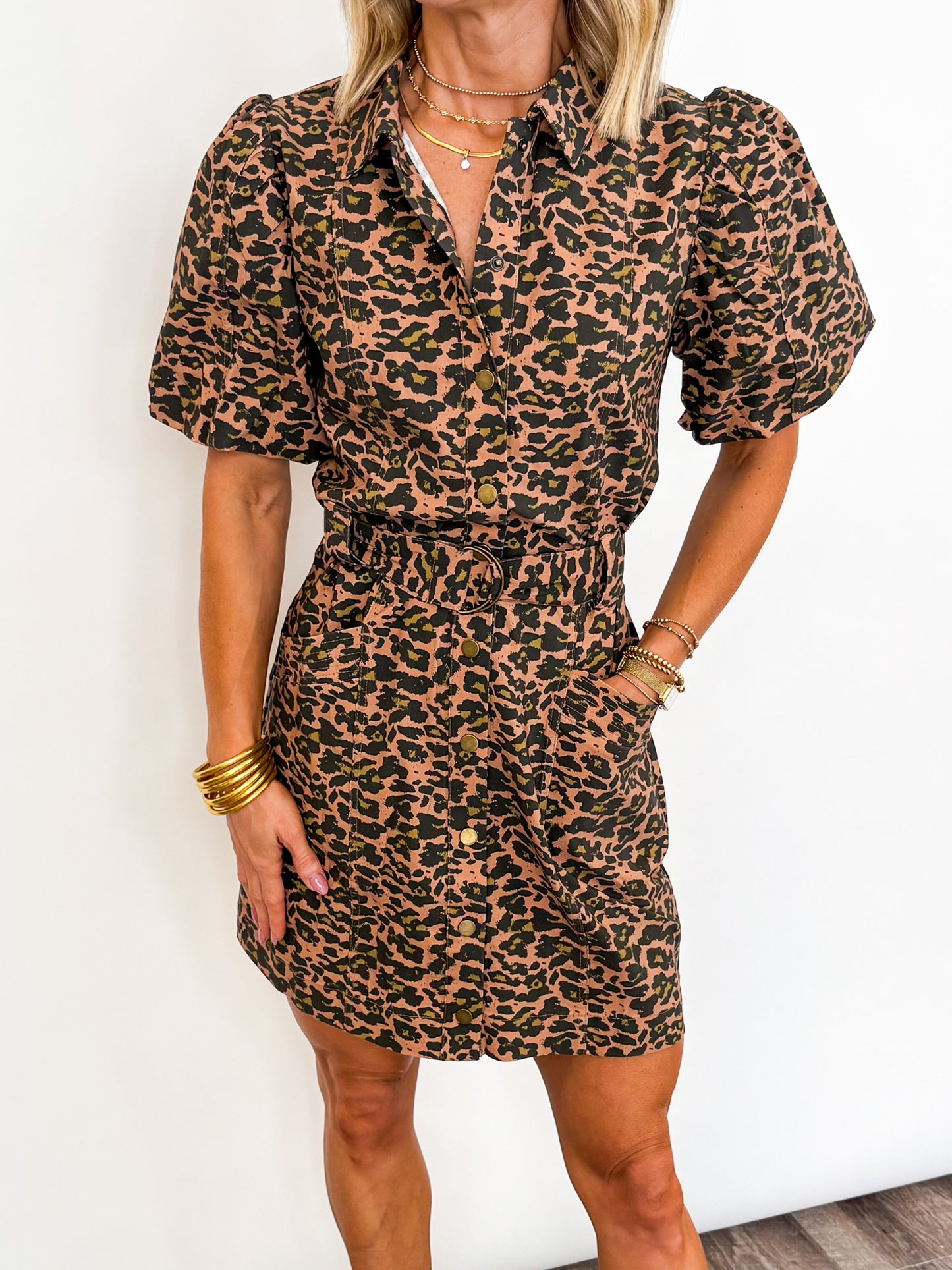 Wild Spirit Belted Dress