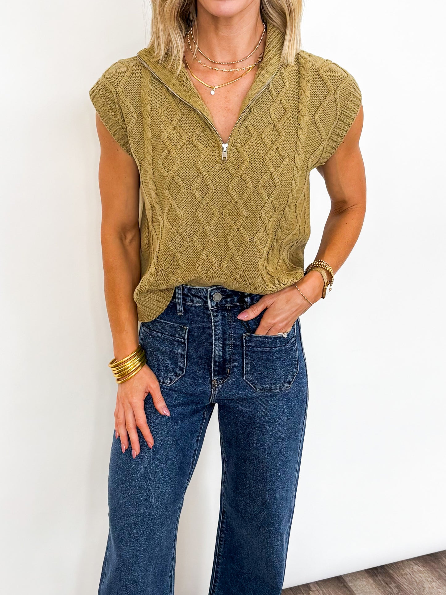 Sierra Cable Knit Top