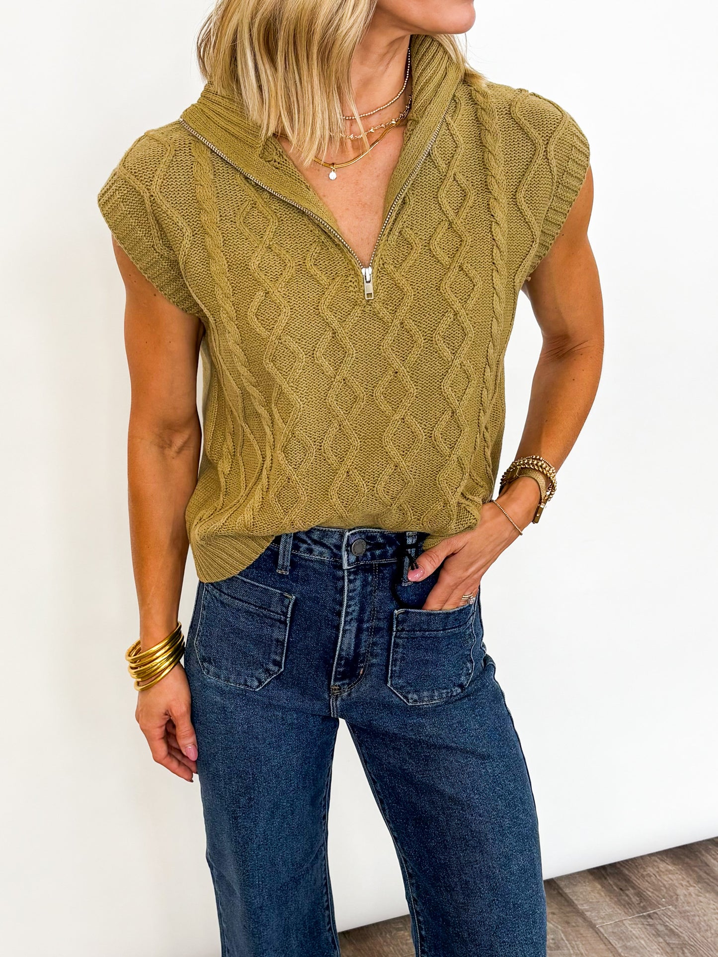Sierra Cable Knit Top