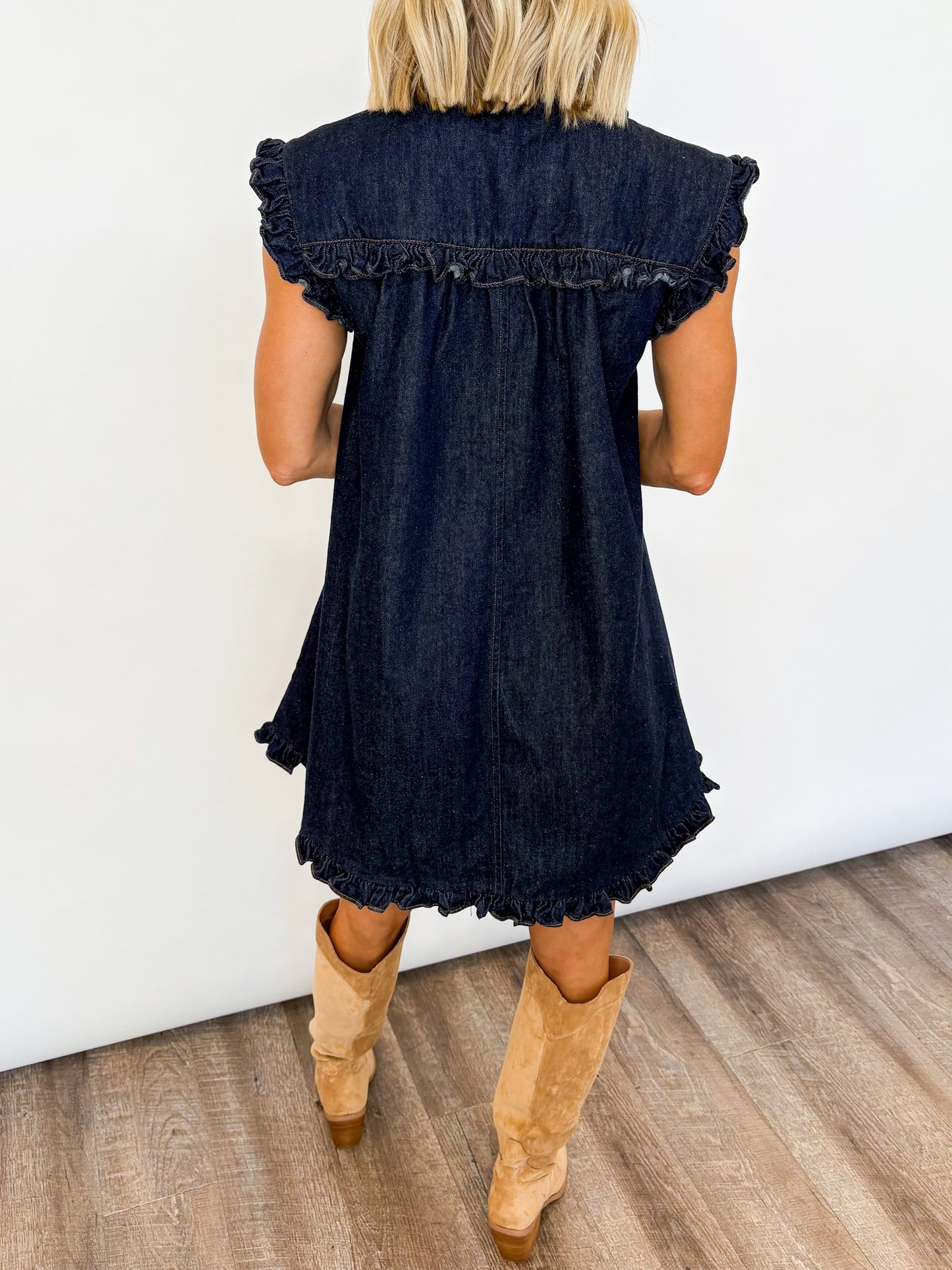 Indigo Charm Denim Dress