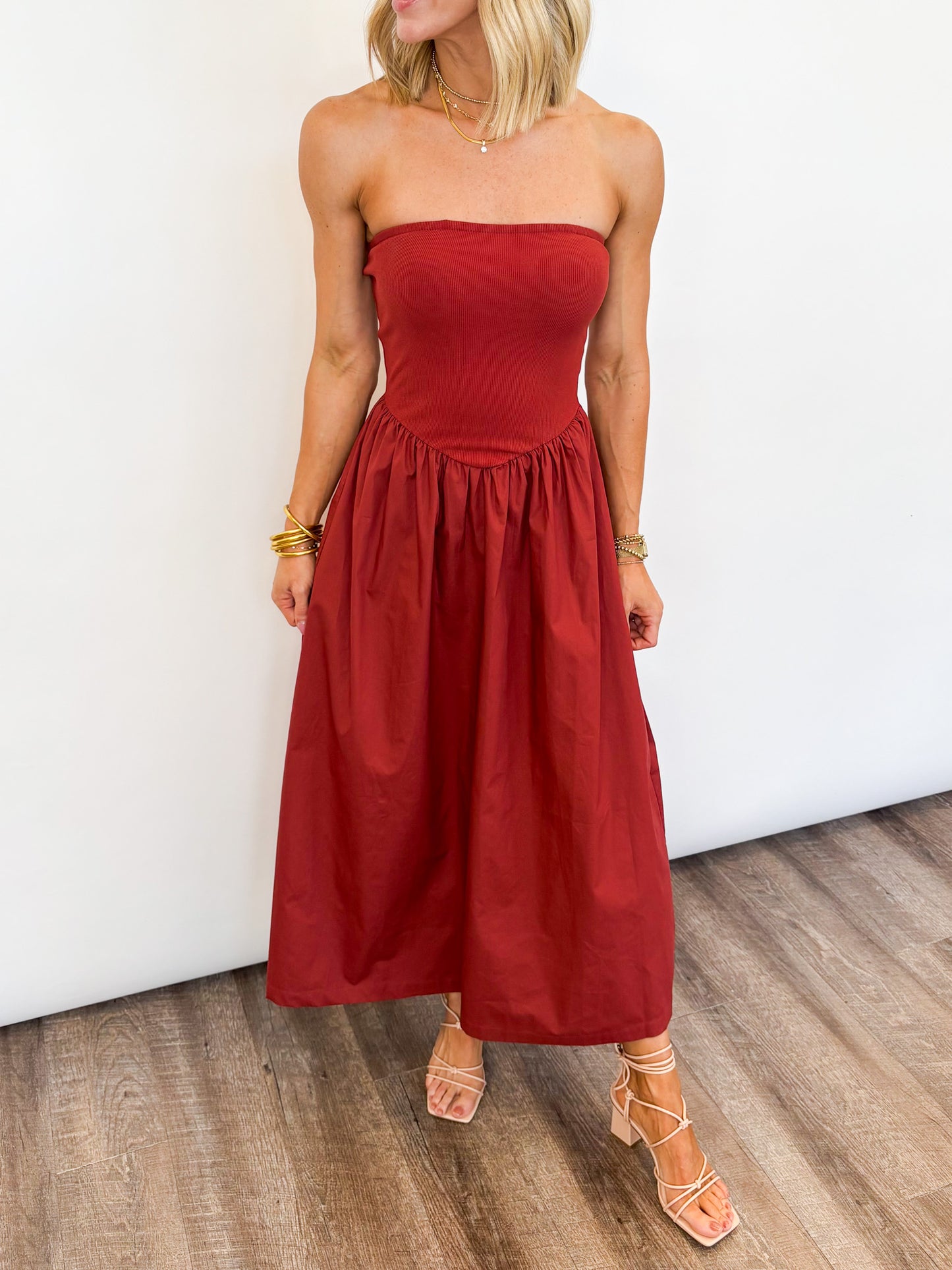 Catching Sunsets Midi Dress
