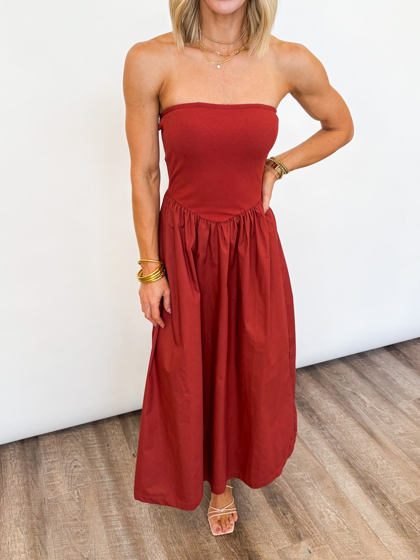 Catching Sunsets Midi Dress