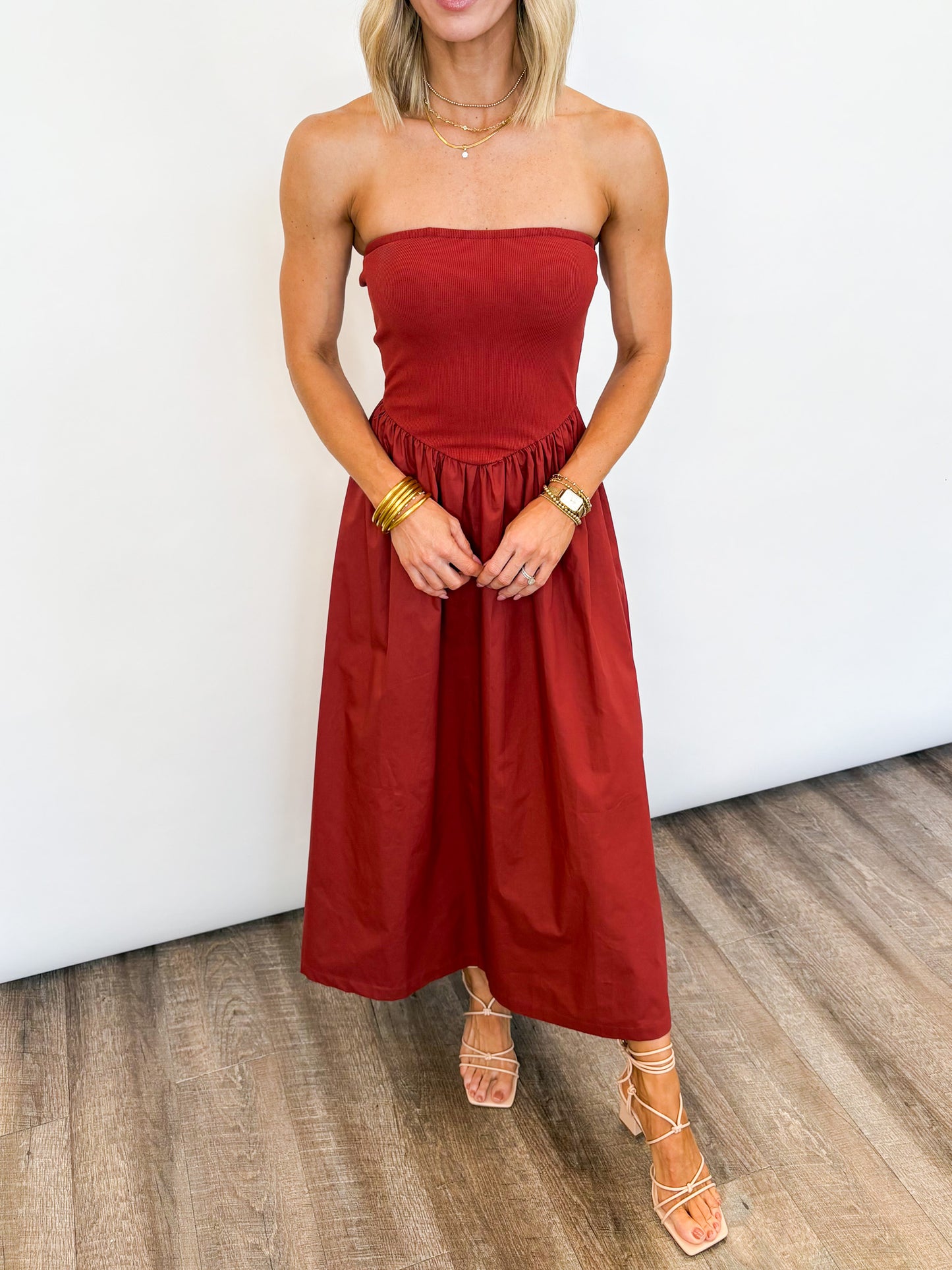 Catching Sunsets Midi Dress