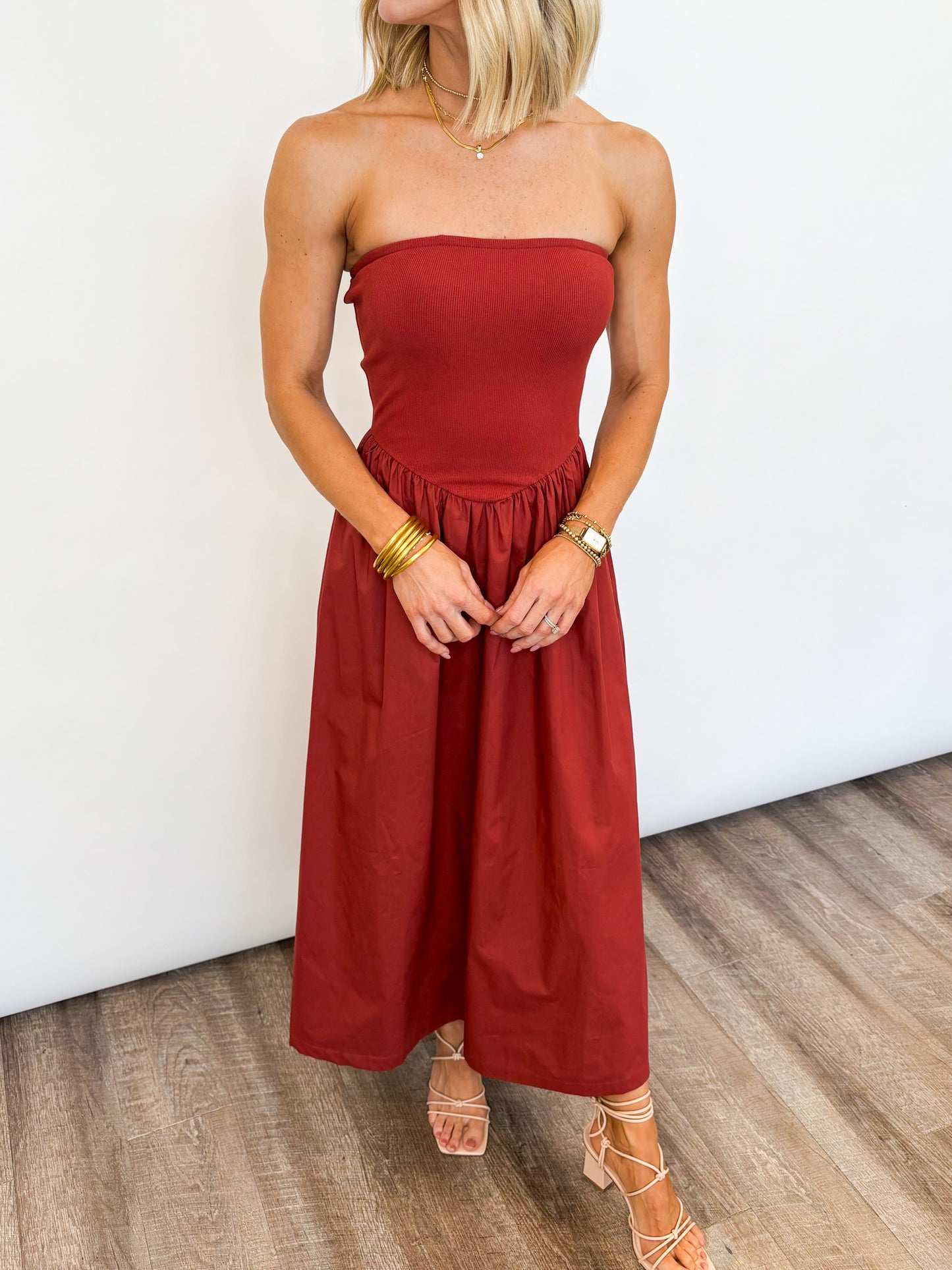 Catching Sunsets Midi Dress