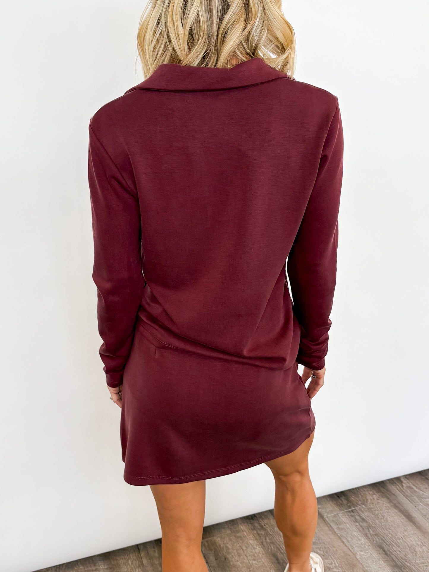 Bordeaux Chic Skort Set - 2 COLORS