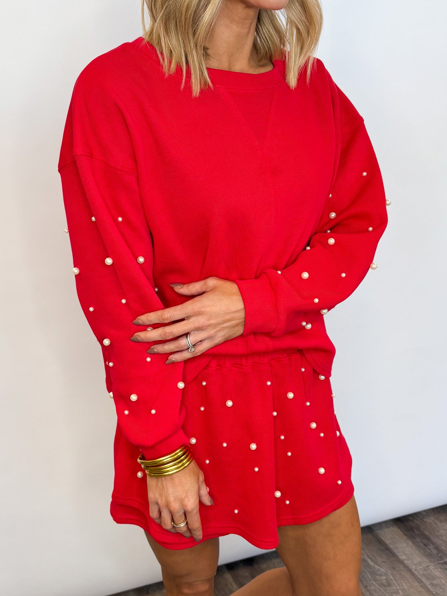 Holiday Pearl Skort Set