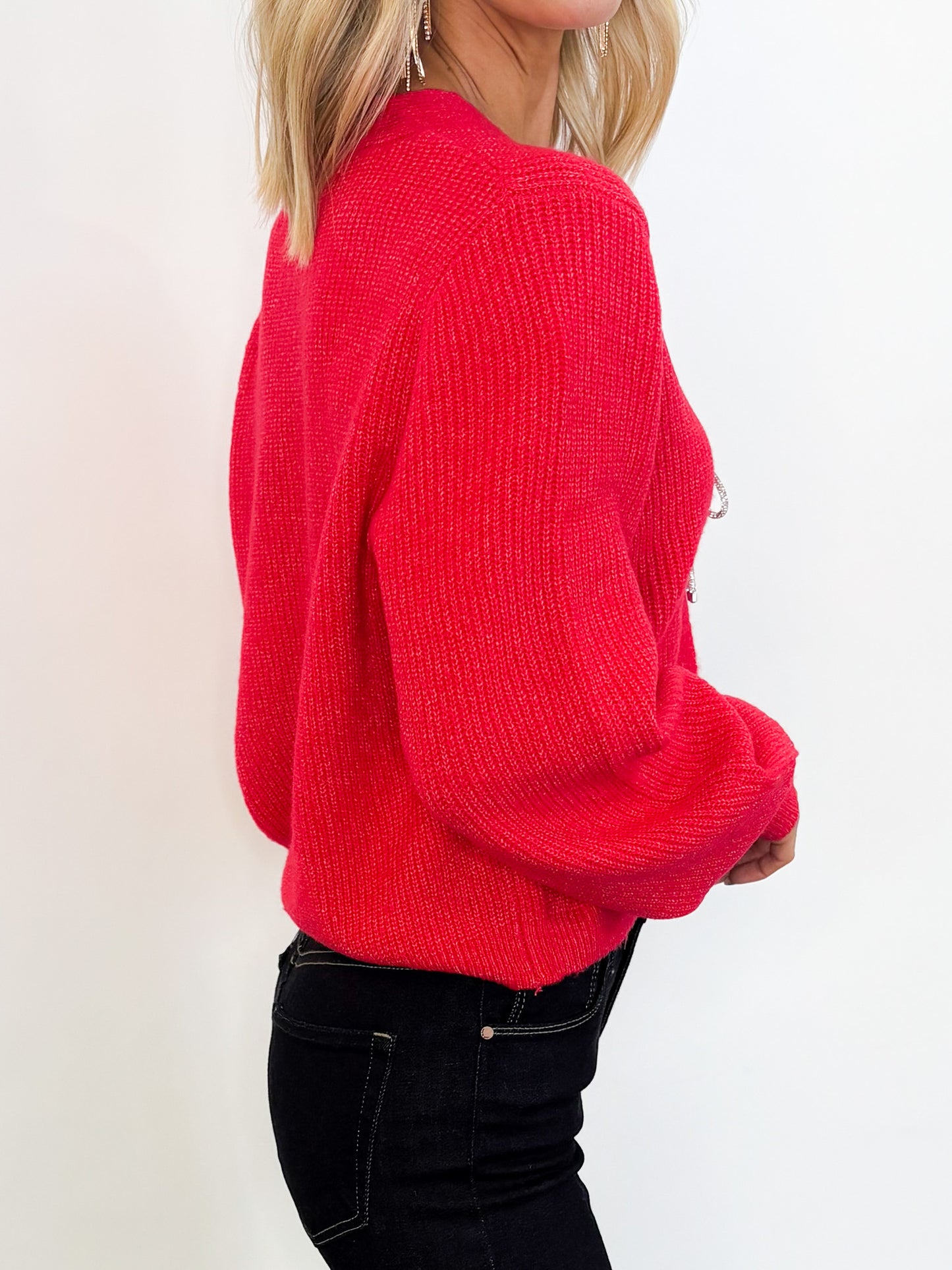 Cozy Charm Bow Sweater - 2 COLORS