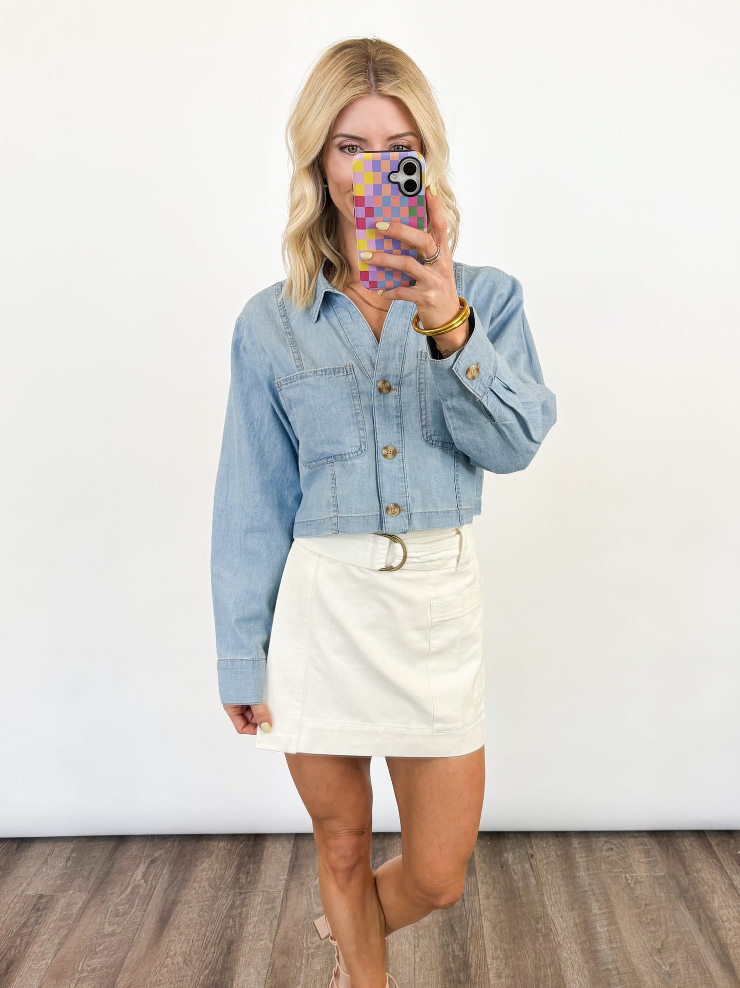 Harbor Walk Belted Skirt