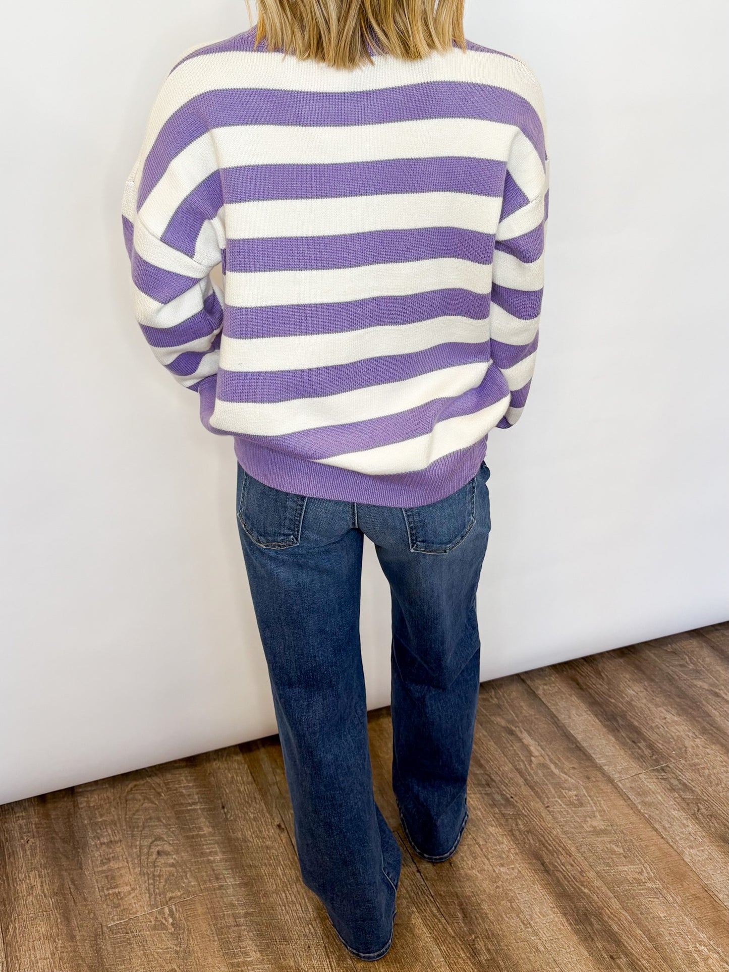 Mardi Party Stripe Sweater