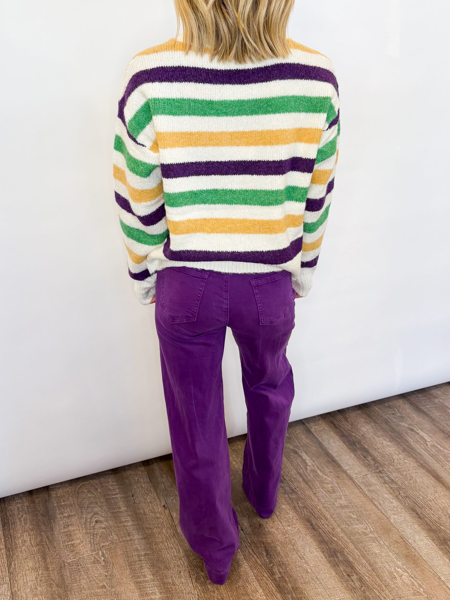 Tchoupitoulas Stripe Sweater - 2 COLORS