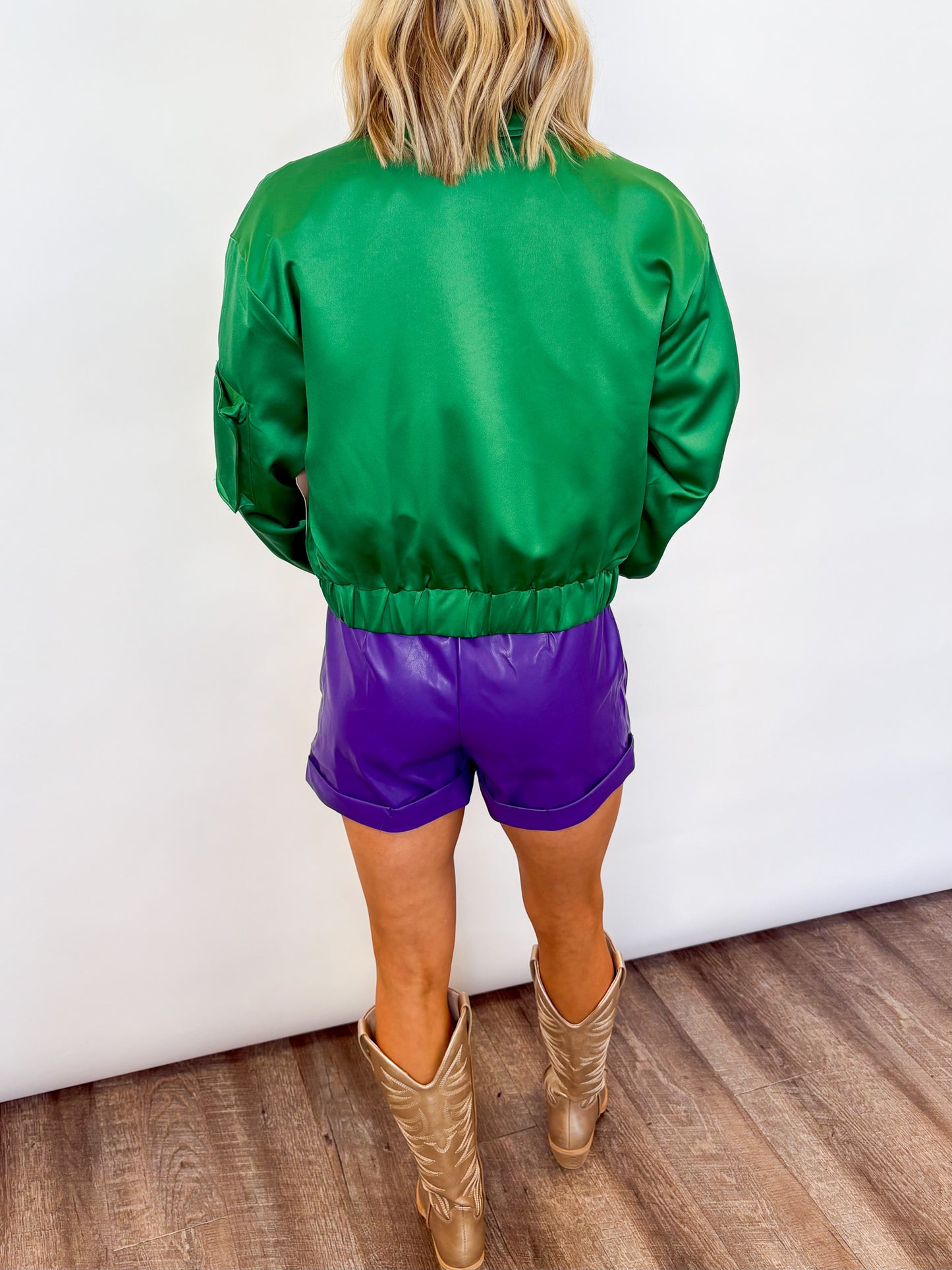 Mardi Gras Bomber Jacket - 2 Colors