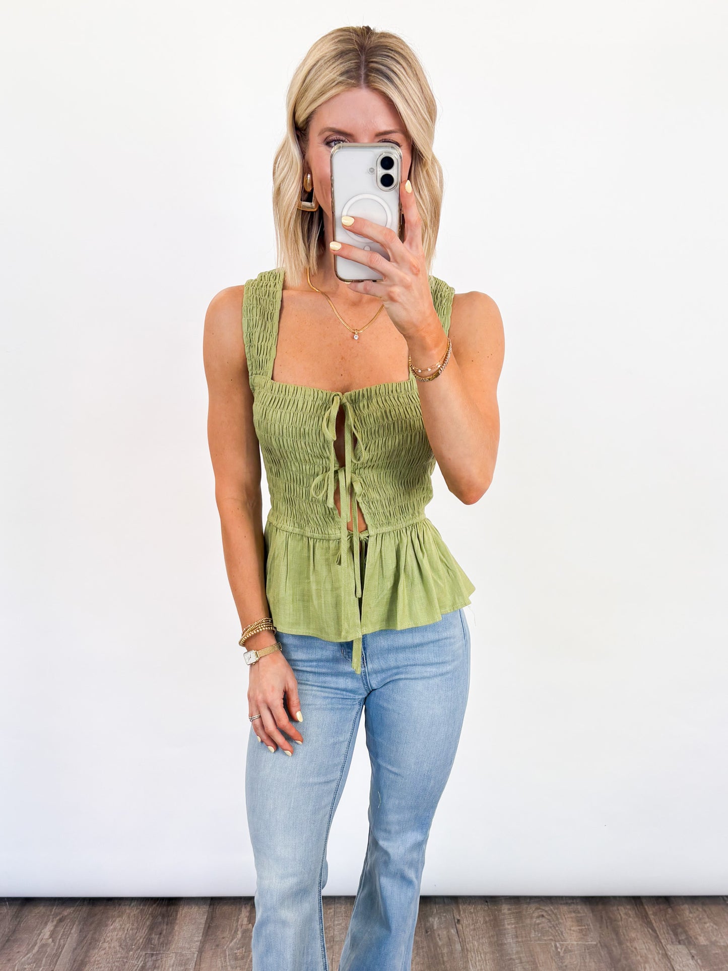 Smocked Top - 2 Colors