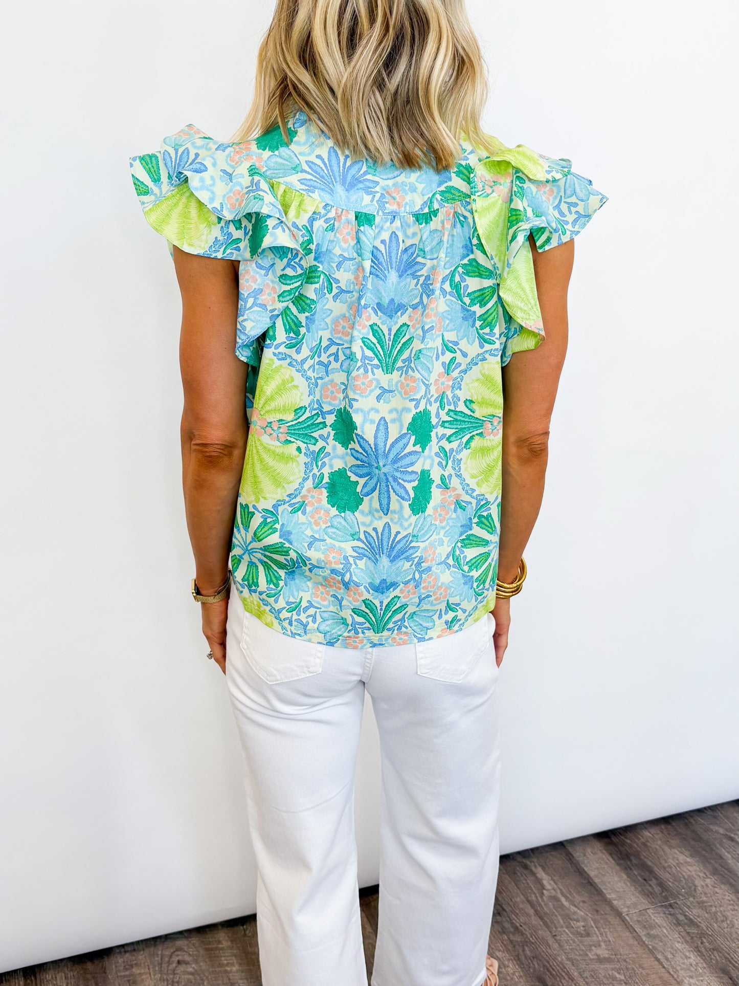 Laguna Bloom Flutter Top