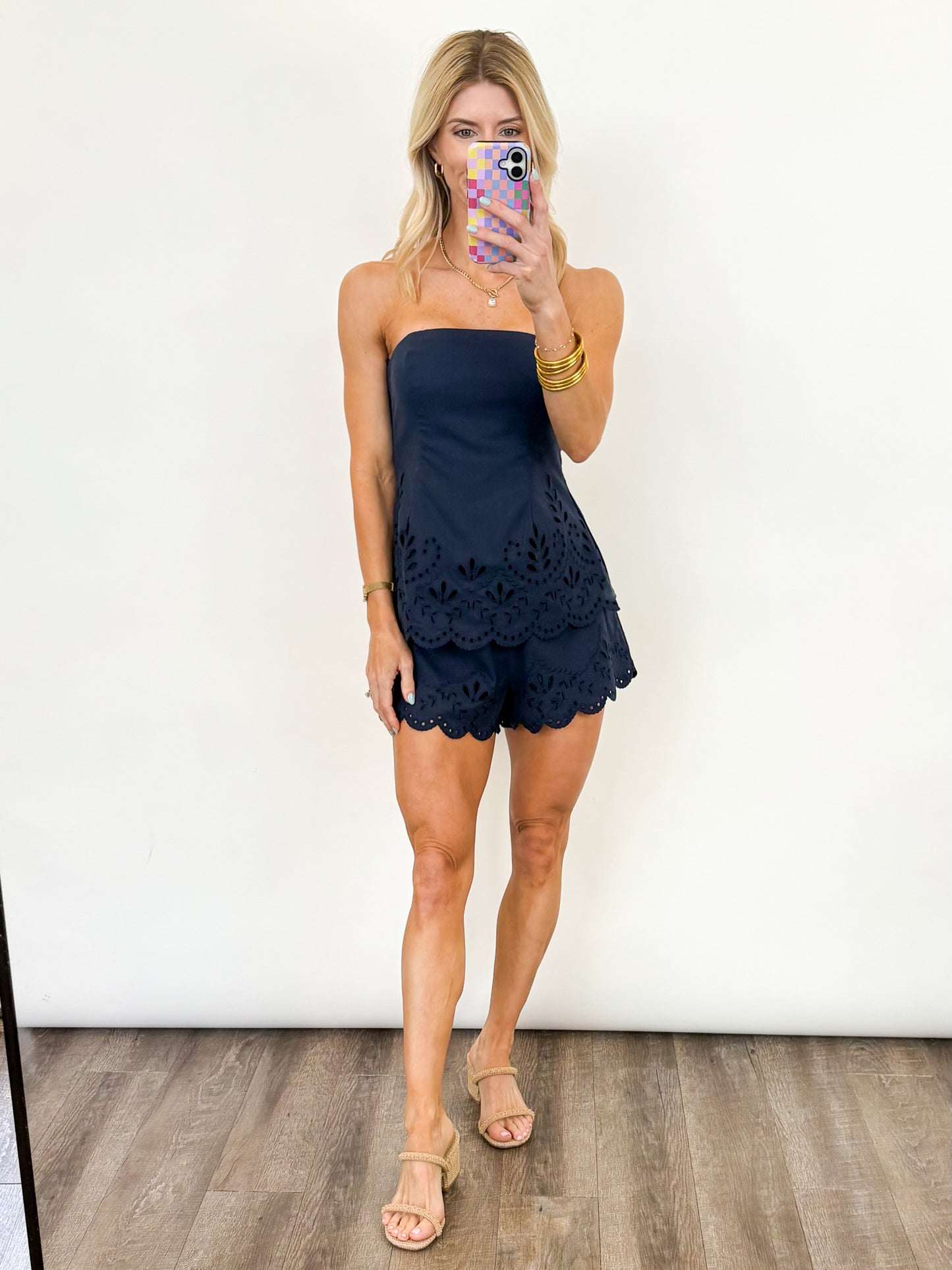 Midnight Eyelet Escape Set