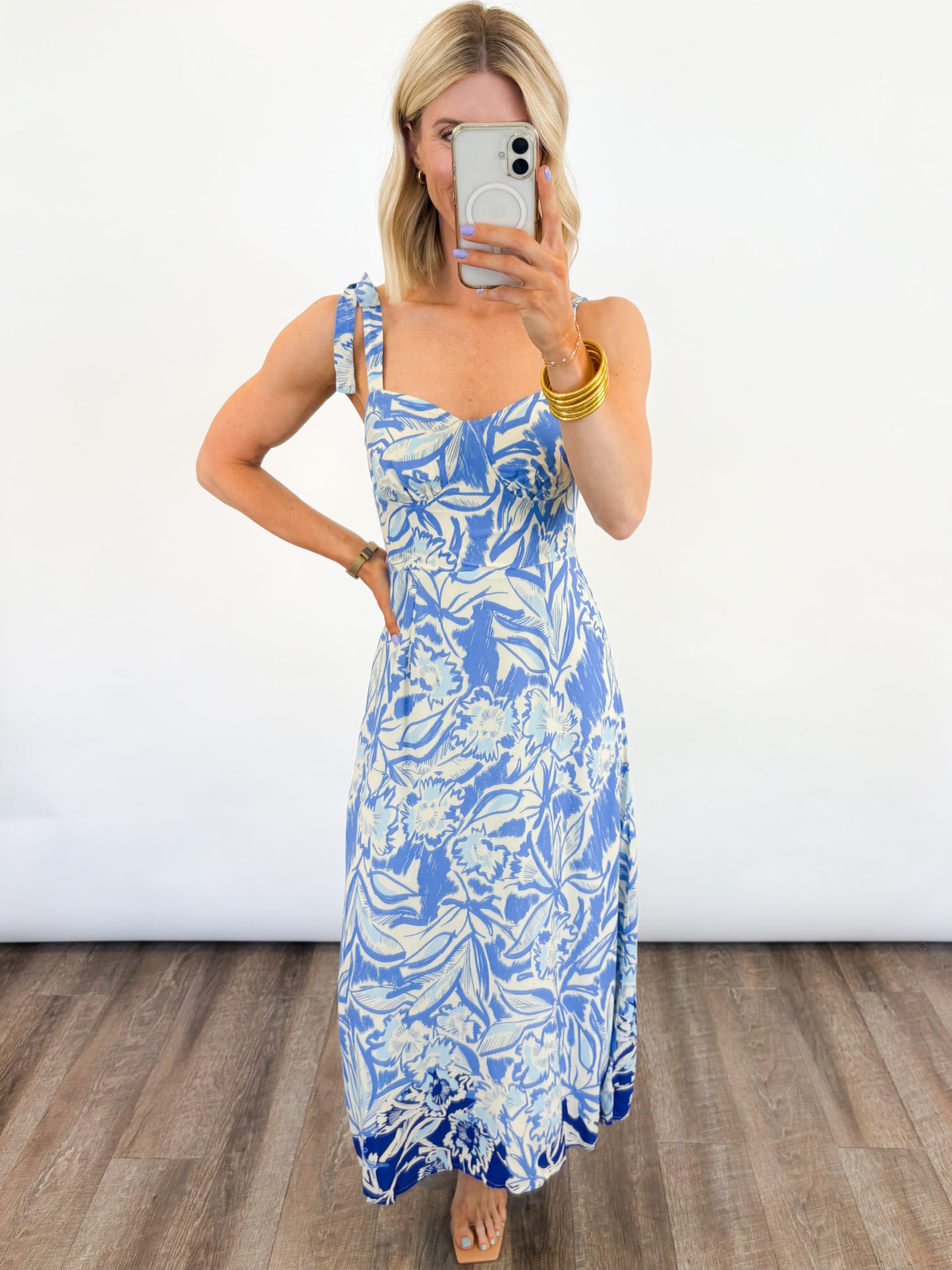 Madrid Floral Maxi Dress