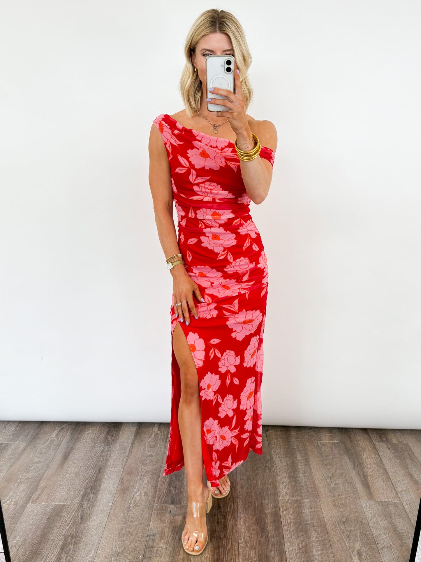 Elise Floral Midi Dress