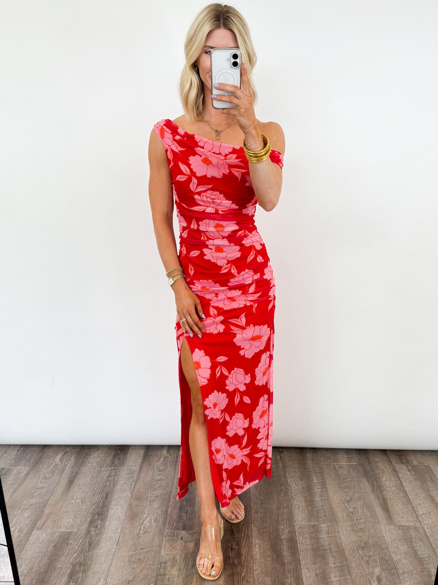 Elise Floral Midi Dress