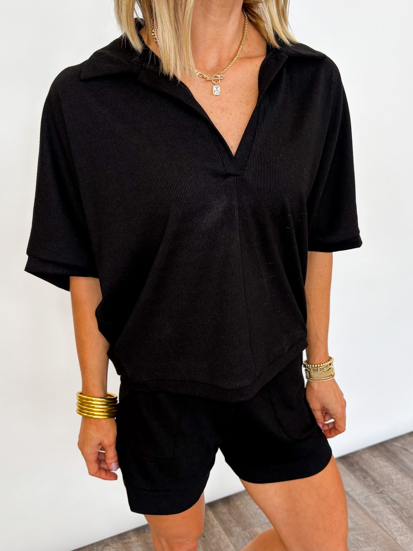 Onyx Lounge Polo Set