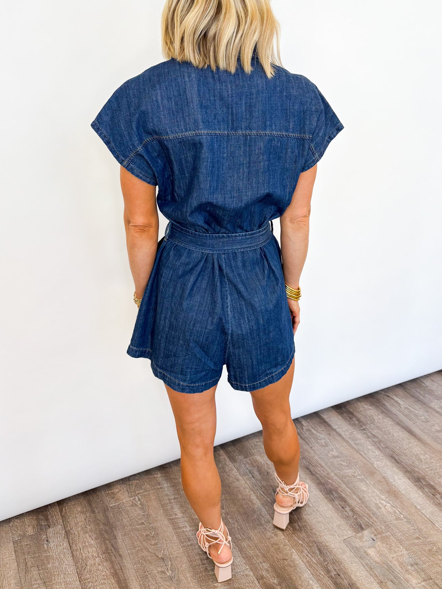 Everyday Ease Denim Romper