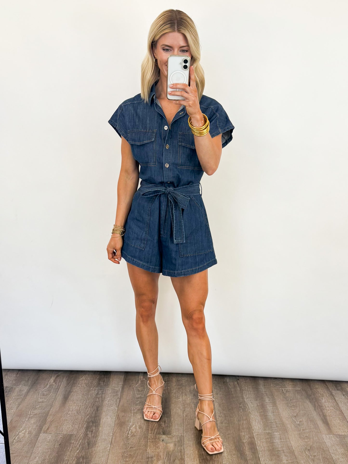 Everyday Ease Denim Romper
