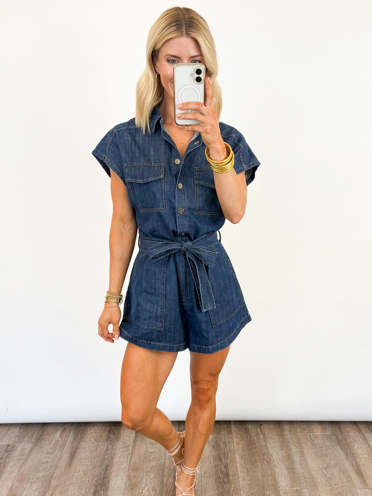 Everyday Ease Denim Romper