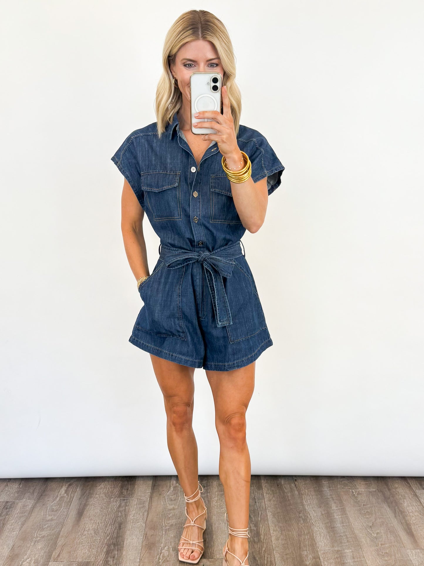 Everyday Ease Denim Romper