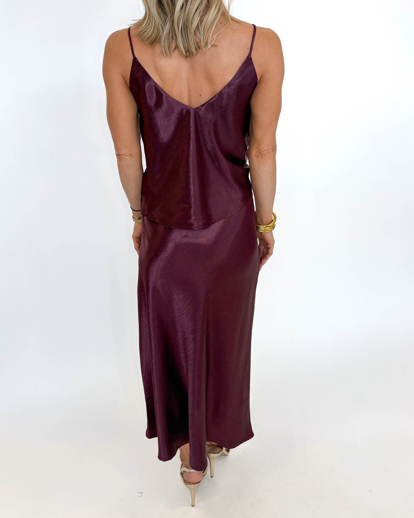 Merlot Moon Satin Set