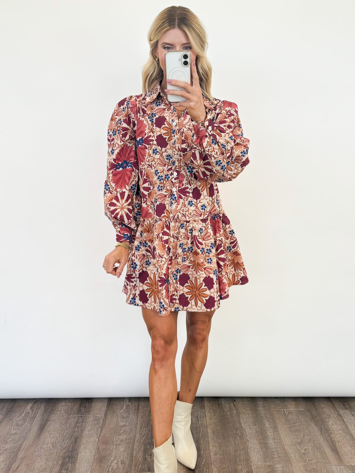 Autumn Button Down Dress
