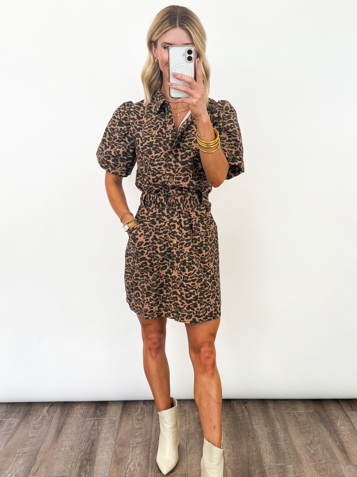 Wild Spirit Belted Dress