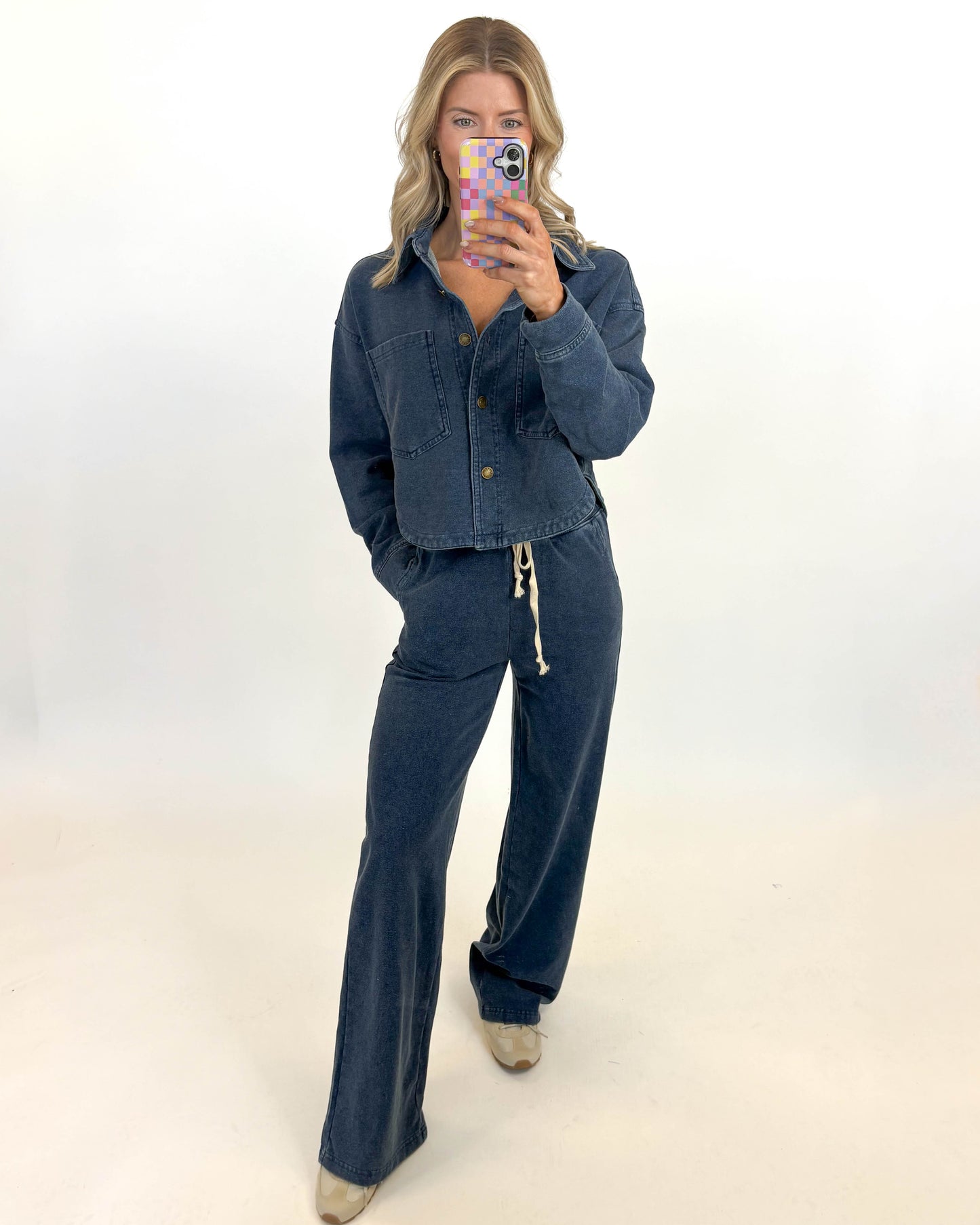 Off Duty Denim Set