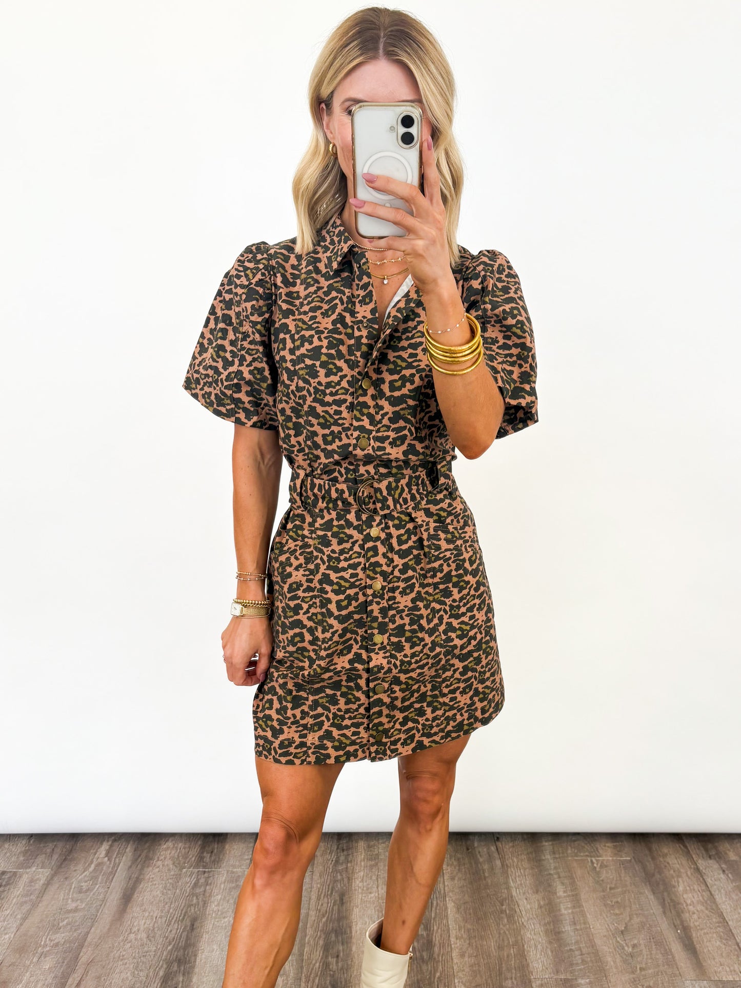 Wild Spirit Belted Dress