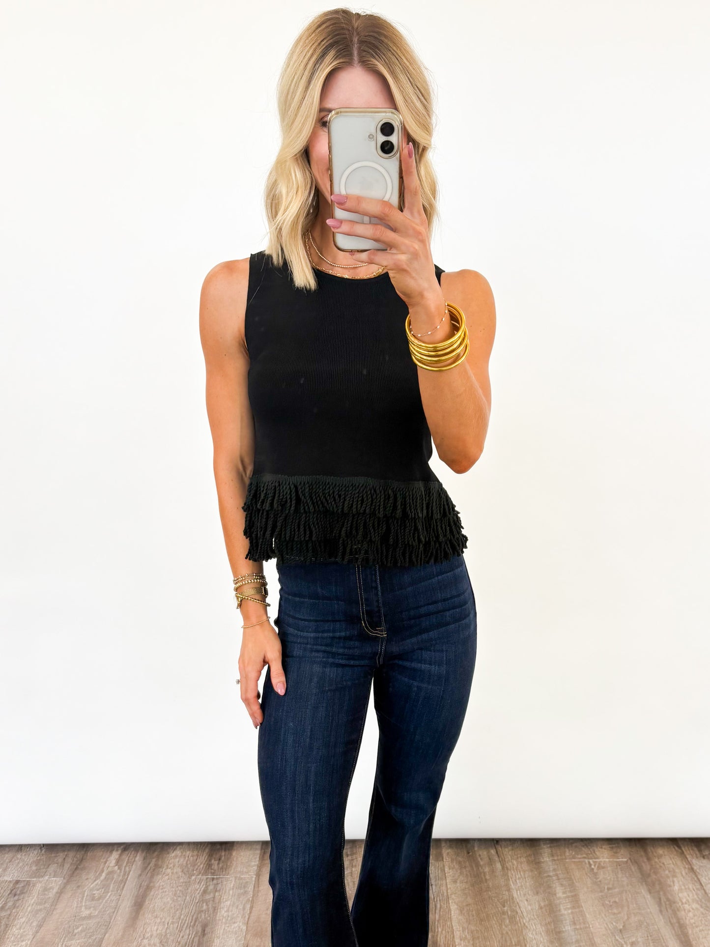 Fringe Factor Knit Tank