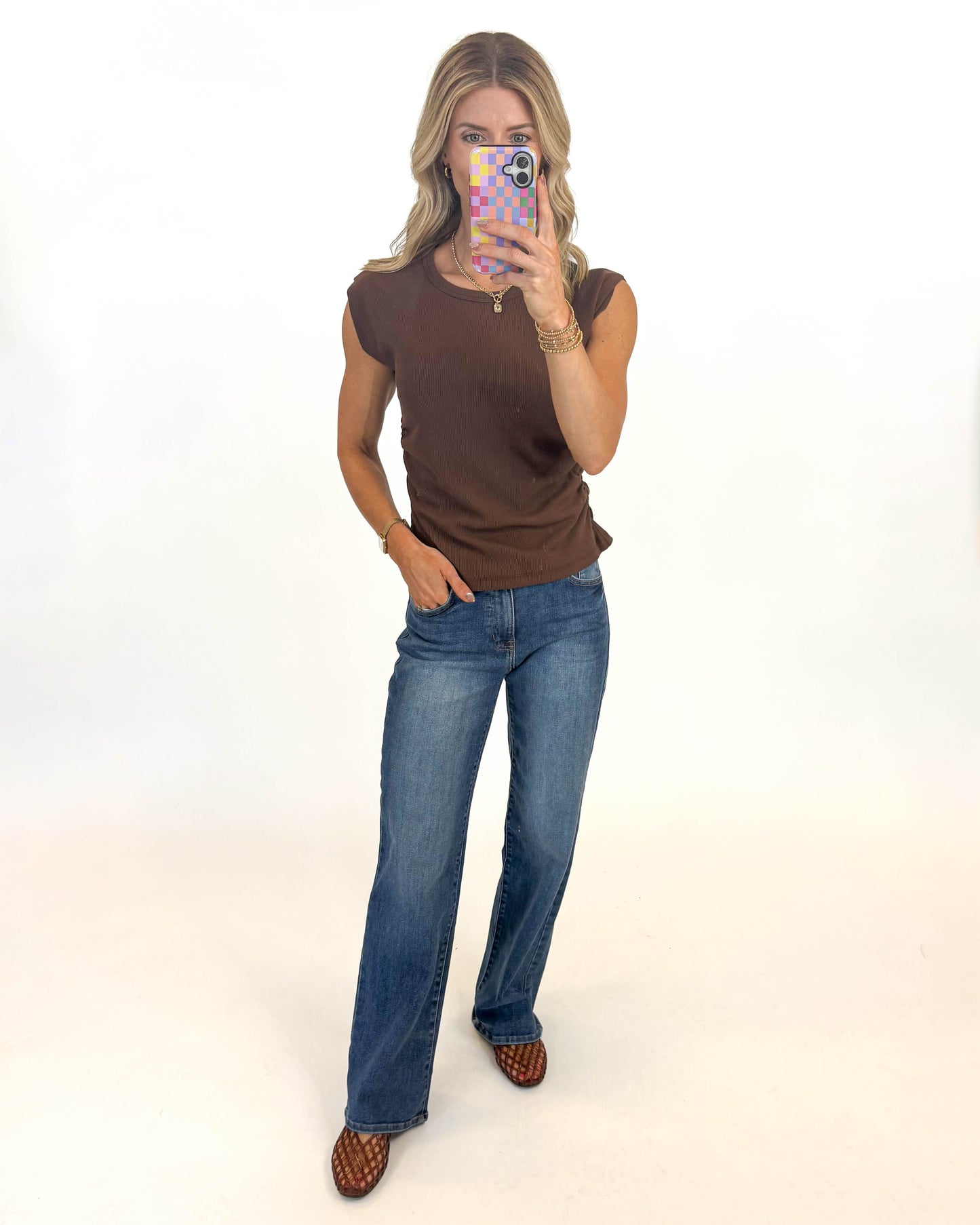 Mocha Mood Ribbed Tank