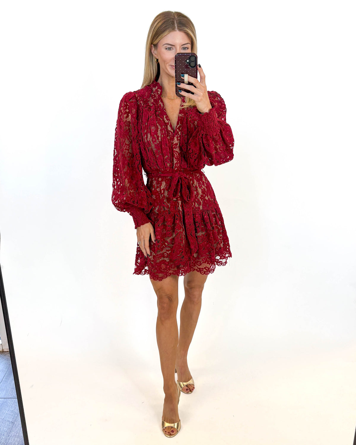 Christmas Romance Lace Dress