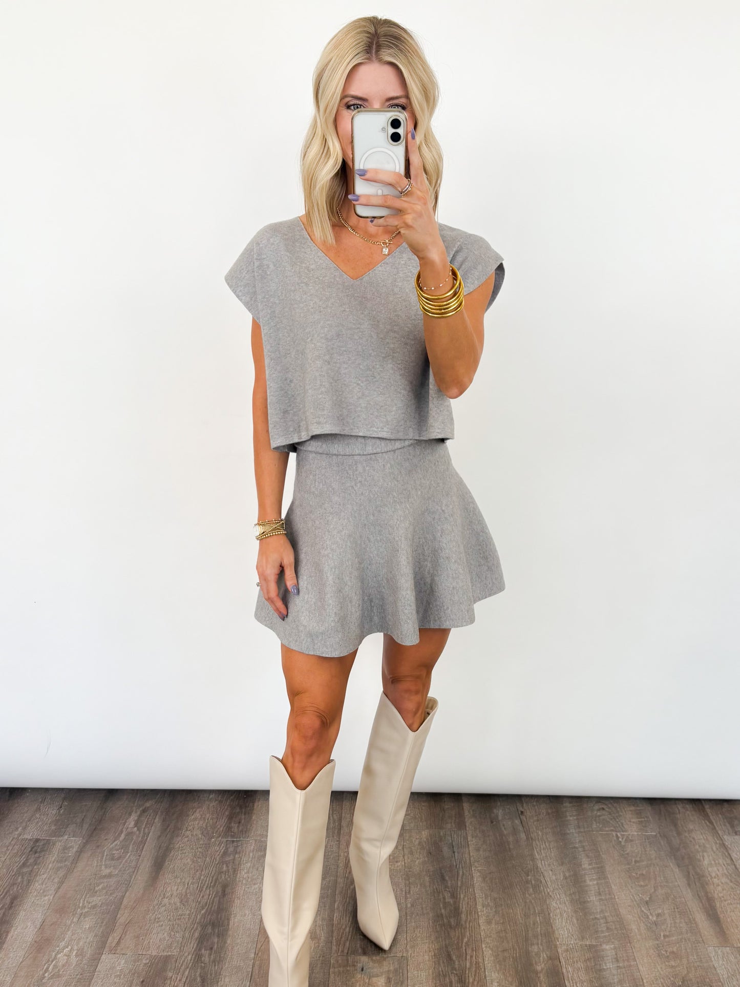 Harvest Knit Set - Grey