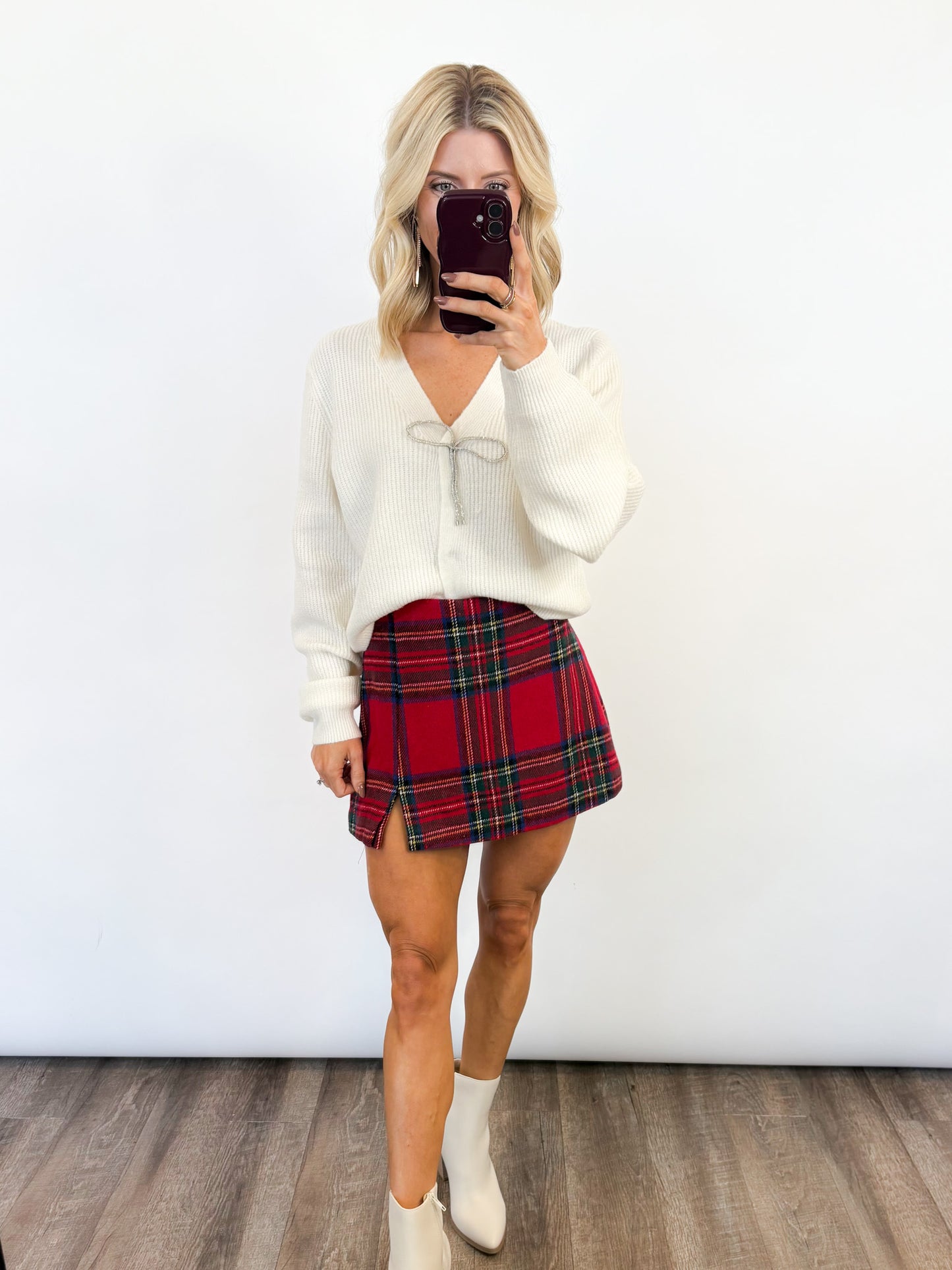 Cozy Charm Bow Sweater - 2 COLORS