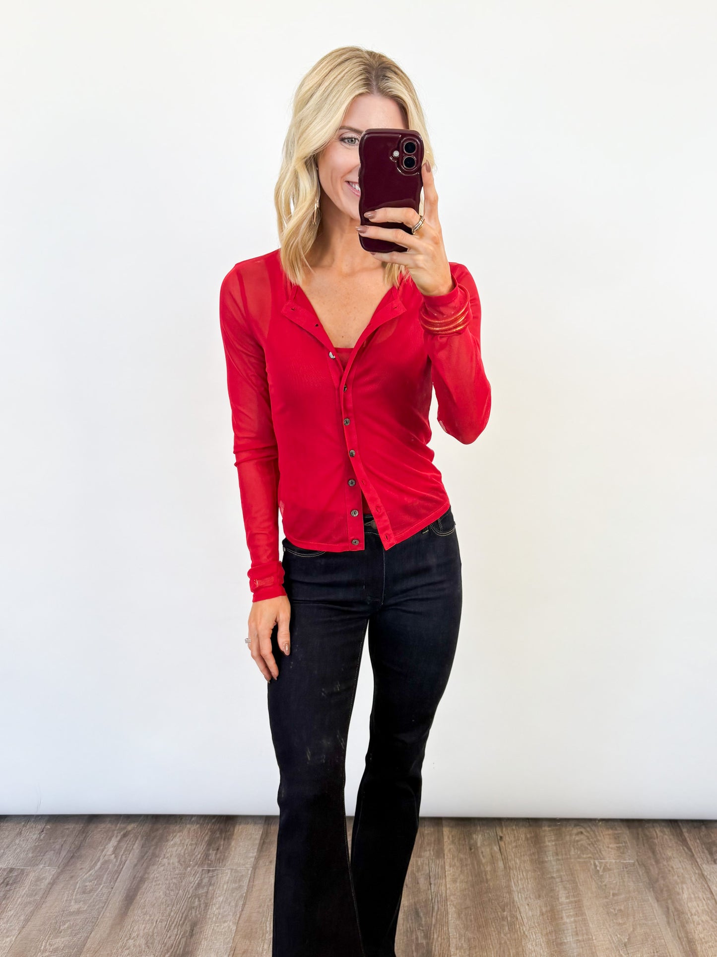 Holiday Spark Mesh Top Set