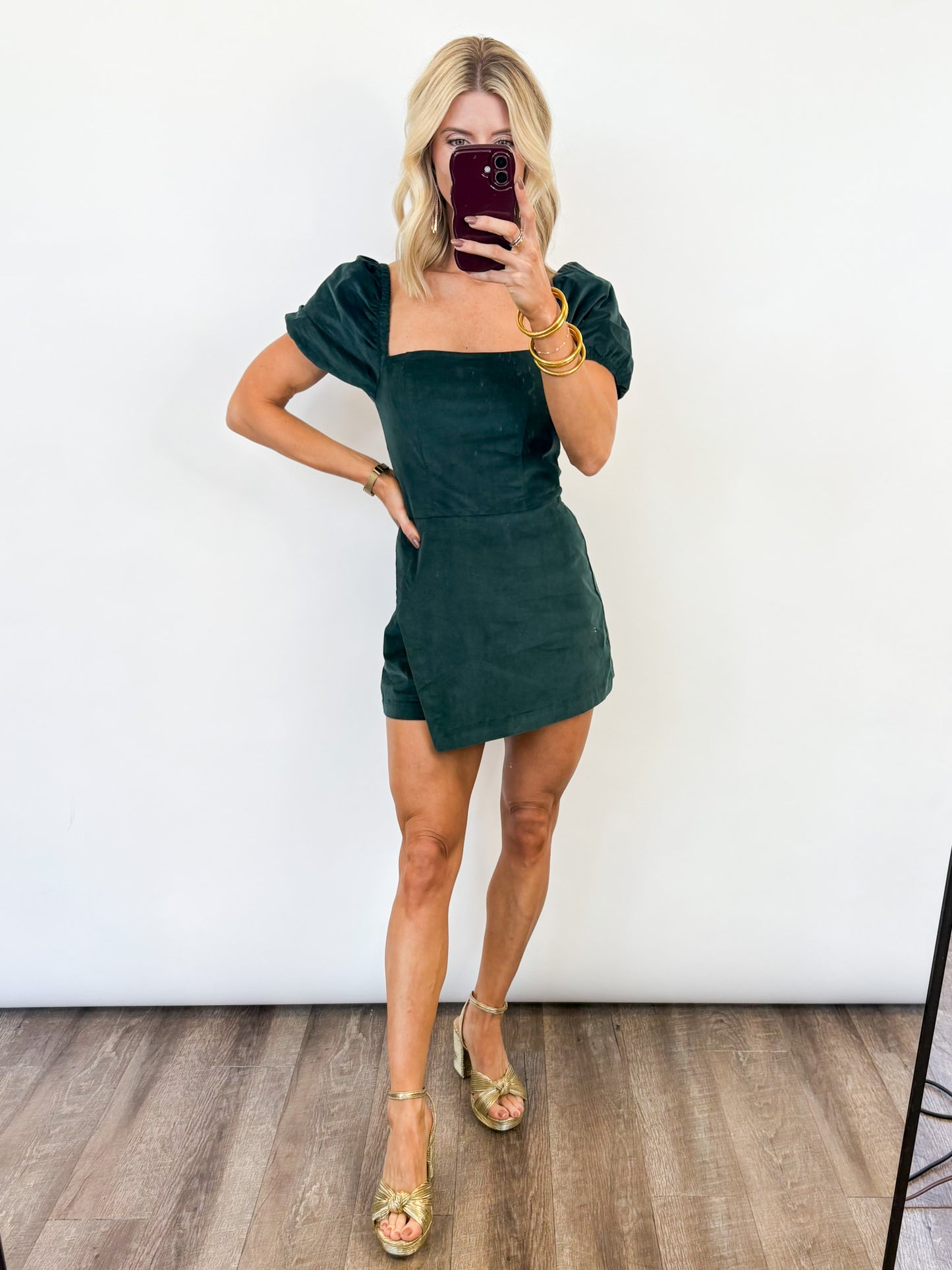 Holiday Spruce Romper
