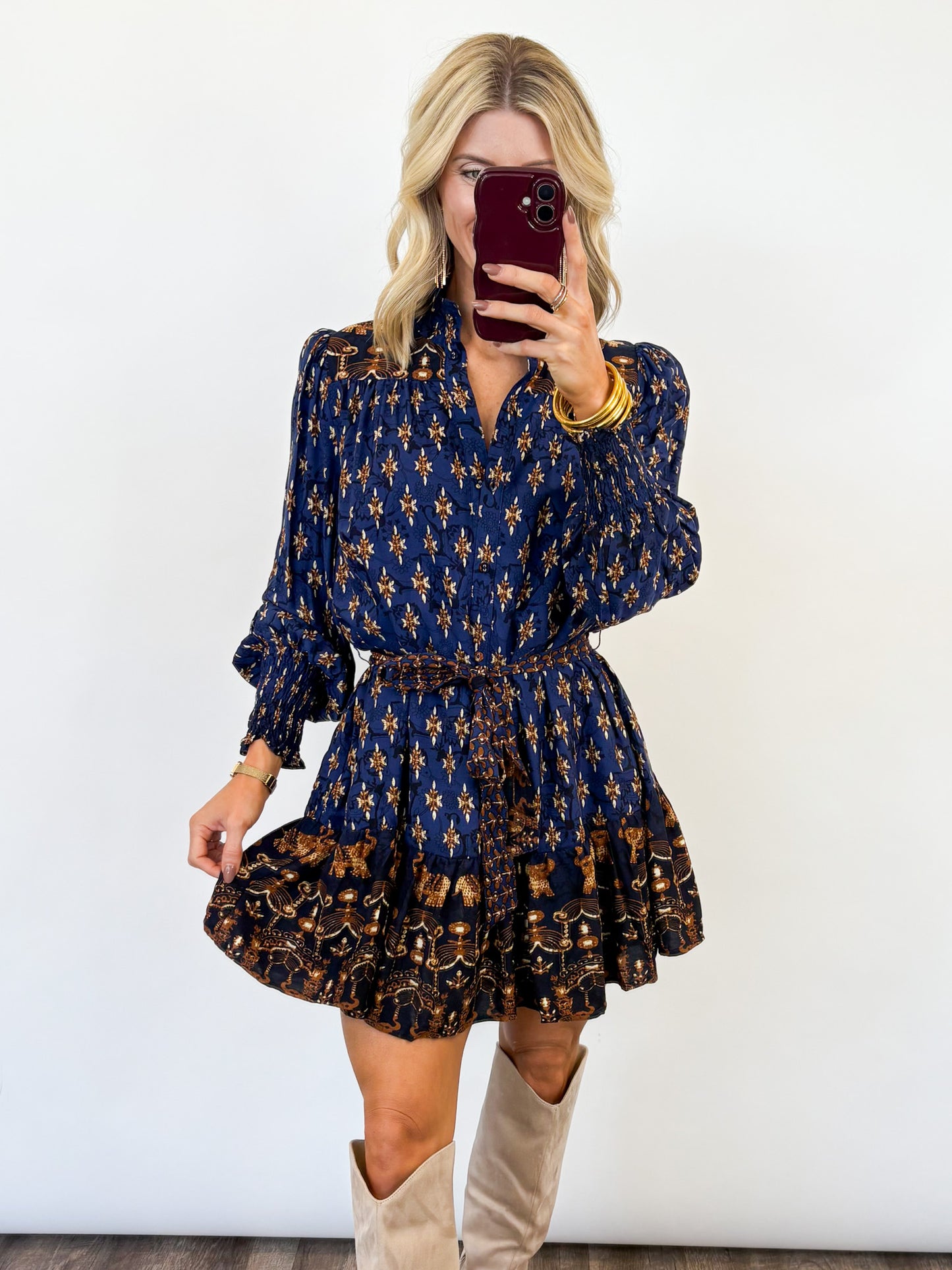 Golden Hour Boho Dress