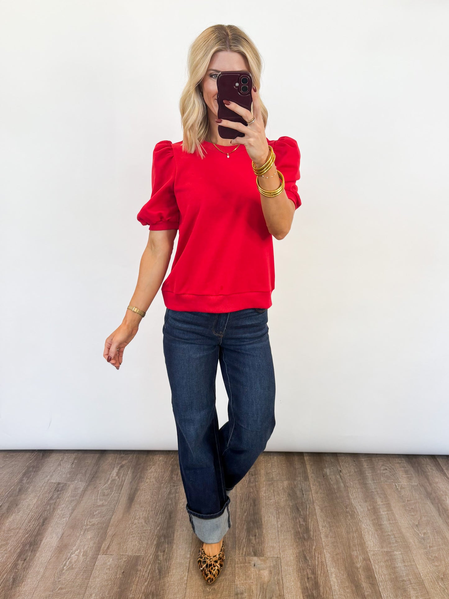 Holly Puff Sleeve Sweatshirt