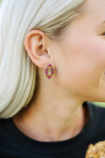 TS Beaded Football Studs
